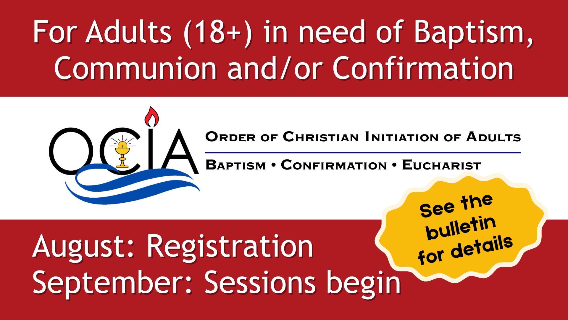 Order of Christian Initiation of Adults English