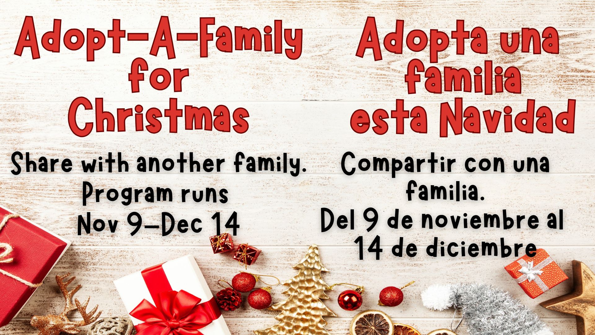 Adopt-A-Family for Christmas