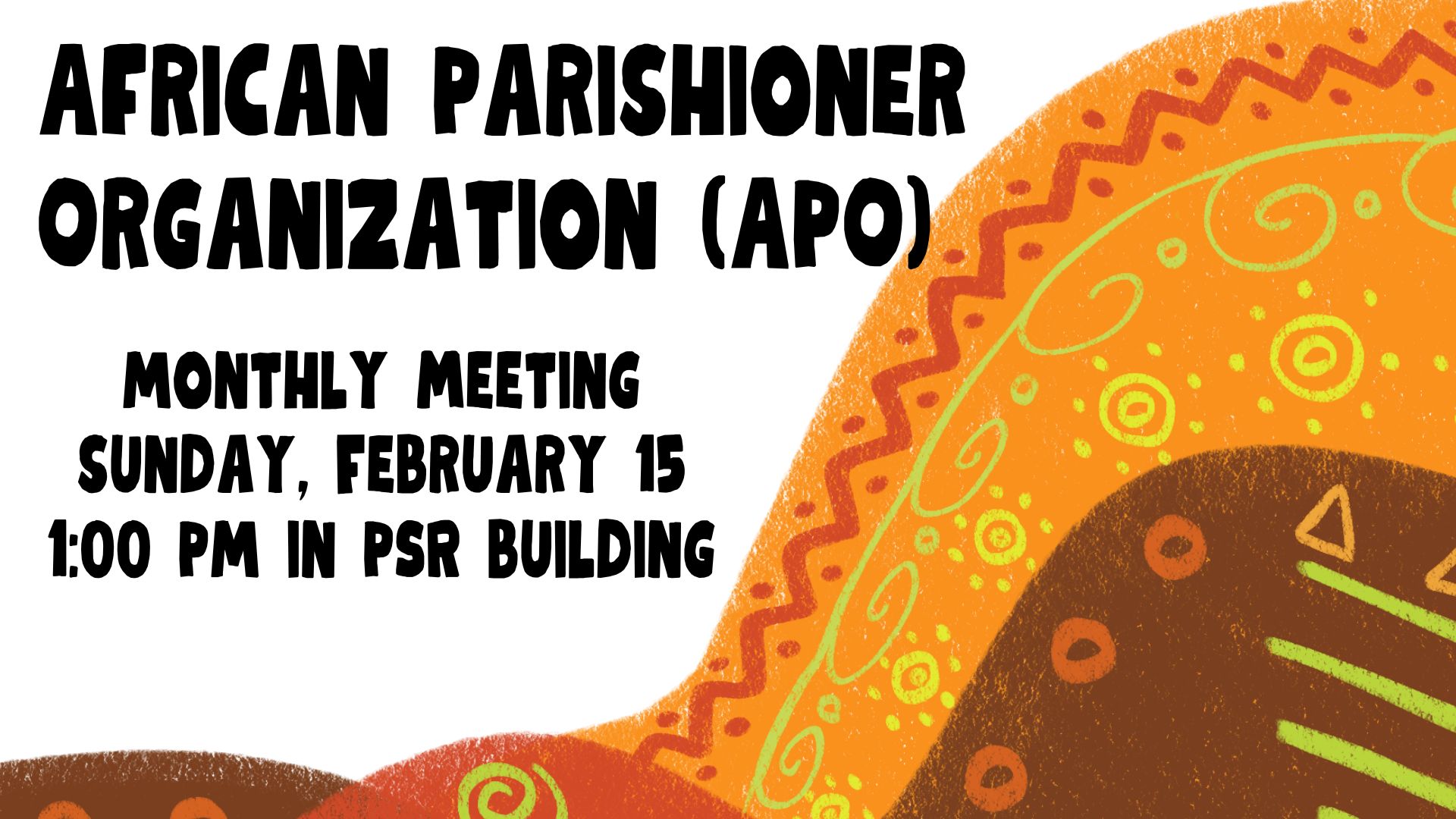 African Parishioner Organization (APO)