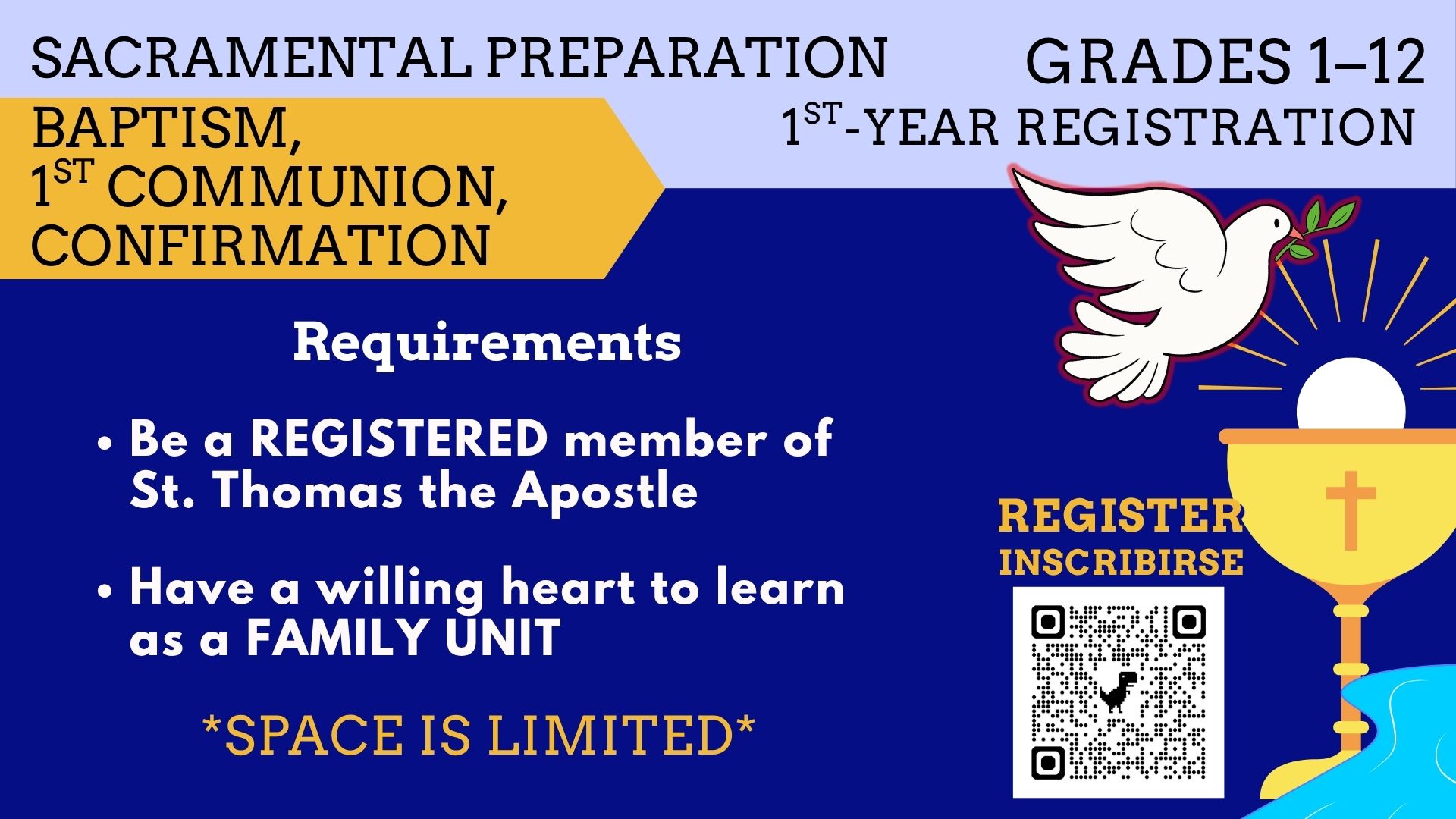 1st year registration All Grades ENG