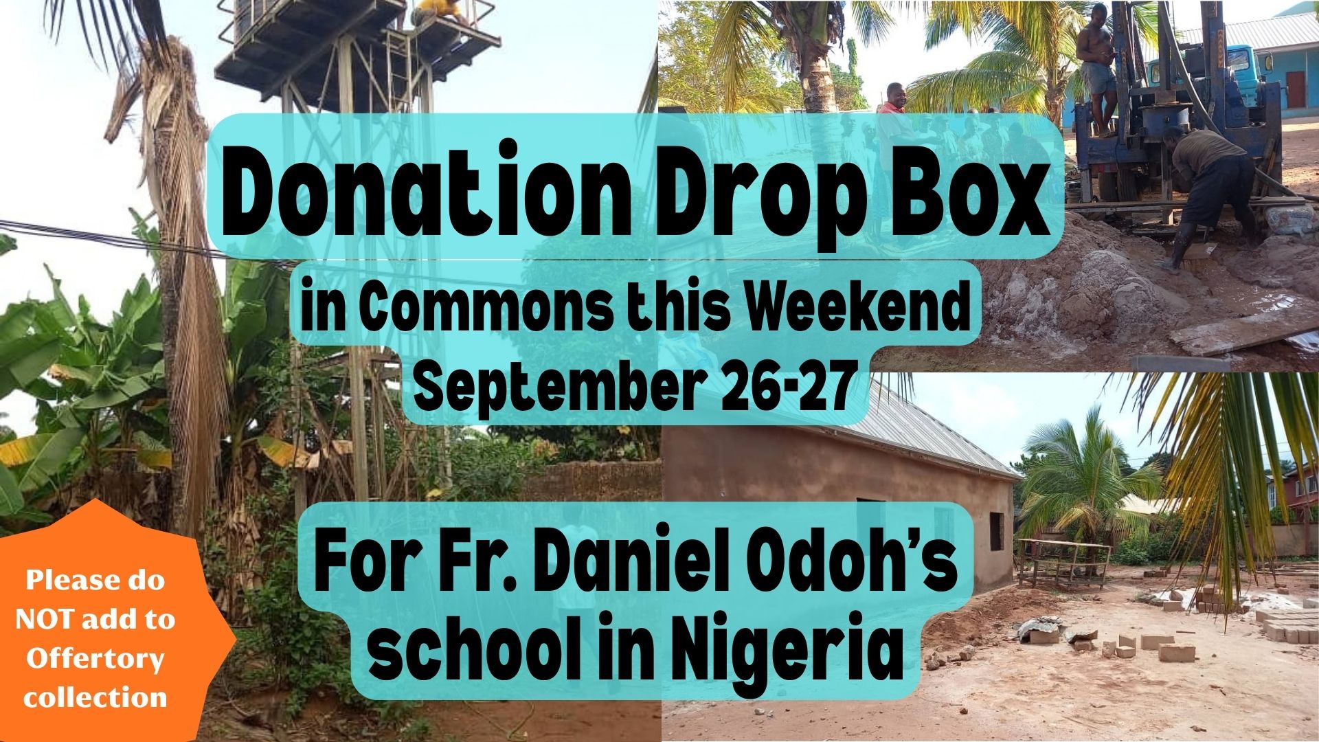 Collection for Fr. Daniel's School 1