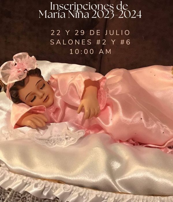 Inscripsciones de María Niña 2023-2024